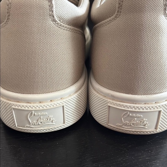 Christian Louboutin Cream Sneakers - size 9 (gently worn) - Picture 7 of 8
